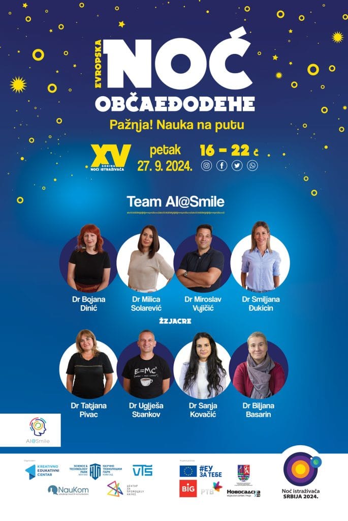 noc istrazivaca 2024 AI@Smile predlog 6 Noć Istraživača