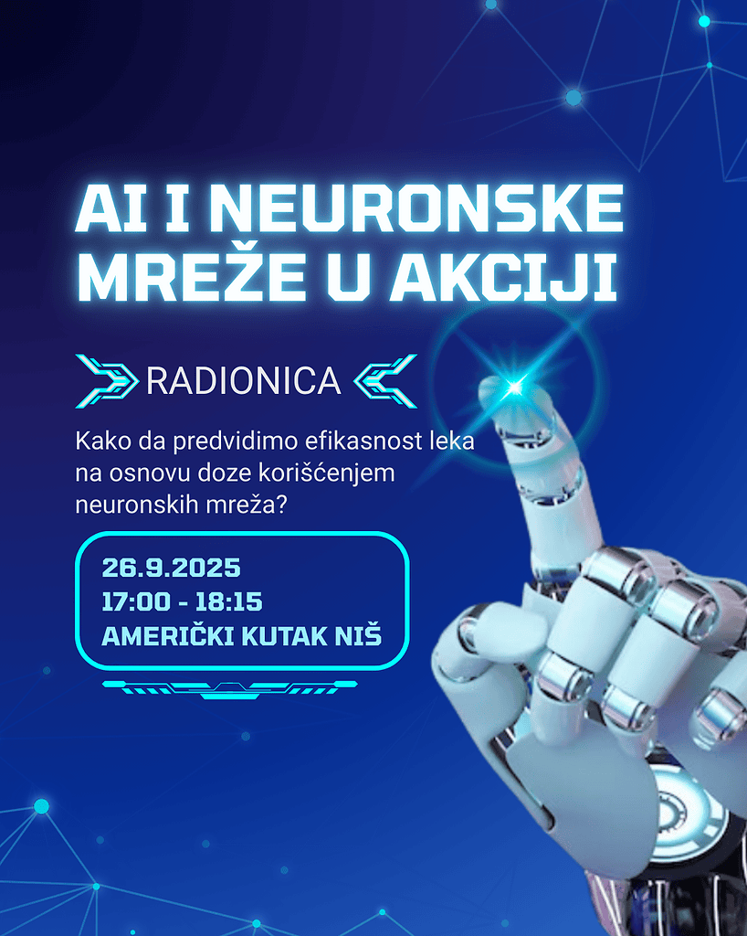 AI neuron Noć Istraživača