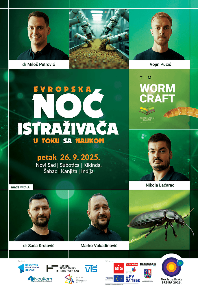 WORM CRAFT Noć Istraživača