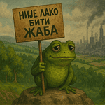 Nije lako biti žaba 1 zaba Noć Istraživača